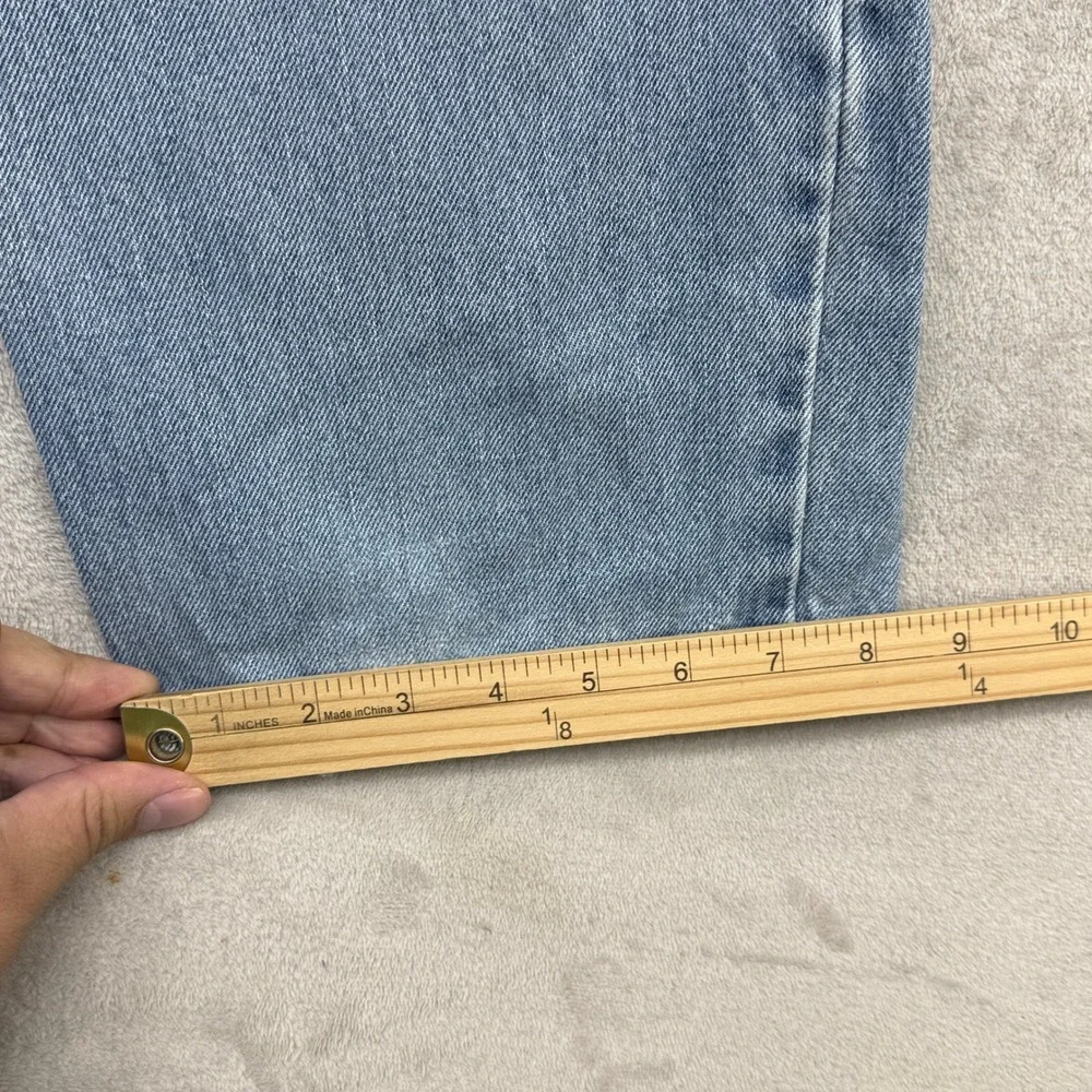 Levi's 550 Relaxed Fit Jeans Mens 36x34 Light Wash Blue Denim Tapered Leg Baggy